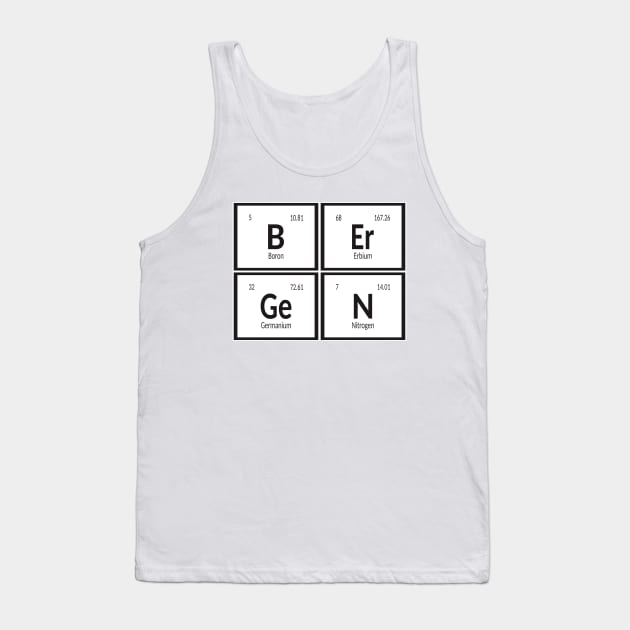 Bergen City Table of Elements Tank Top by Maozva-DSGN